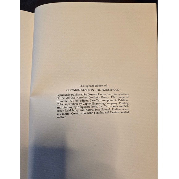 Vintage Cookbook Lot Amy Vanderbilt Andrew Warhol Common Sense in the Household - Picture 7 of 7